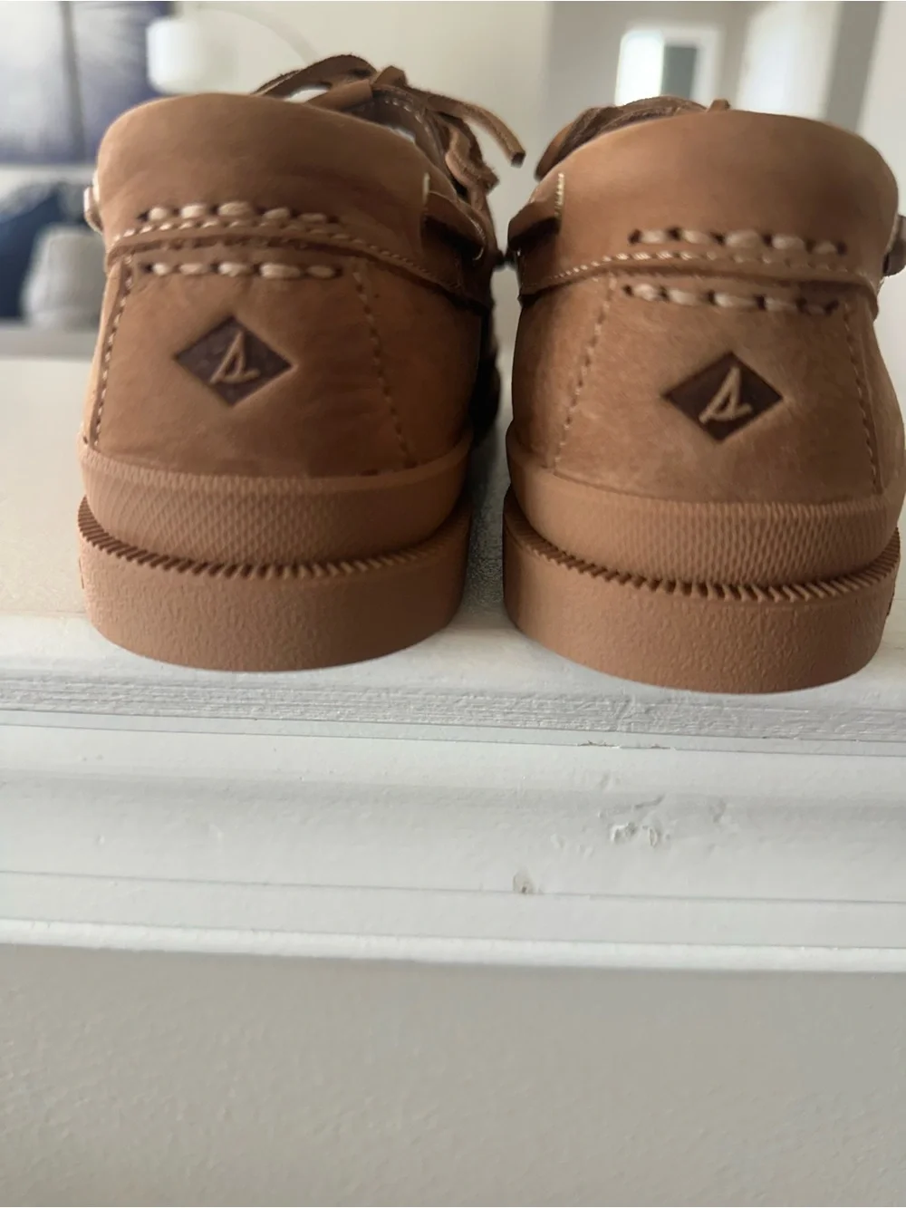 Sperry Tan Suede Women's Boat Shoes